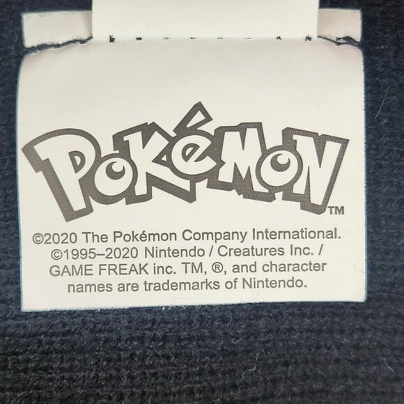 Pokémon Poke Ball Knit Scarf and Beanie Hat Set One Size Fits All Black Red - Picture 4 of 10